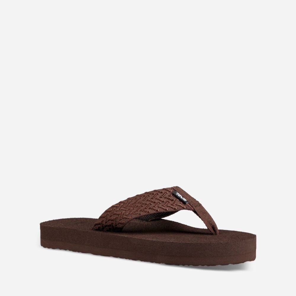 Teva Original Mush Women's Coffee Flip Flops CA58195 Canada Online